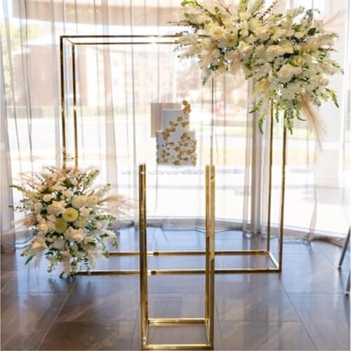 Large Shiny Gold Arch Sign Rack Wedding Pergola Flower Balloon Backdrops Stand Metal Frame Party Home Decoration DIY Backgrounds