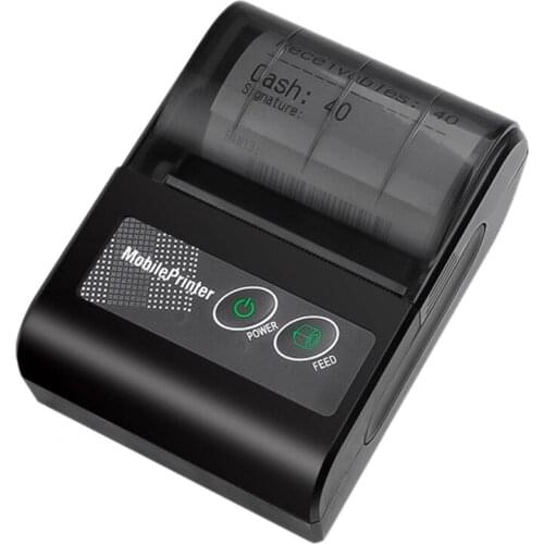 Ticket Price Portable Bluetooth Printer Platform Scale Single Printer Receipt Small Ticket Print EU Plug