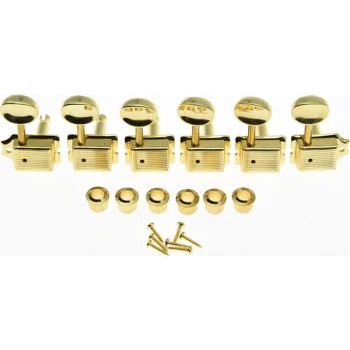 Dopro Vintage Guitar Tuning Keys Guitar Tuners Machine Heads Ivory /Nickel/Chrome/Black/ Gold Buttons