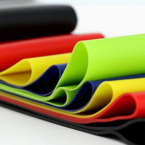 5Pcs/lot Fitness Yoga Resistance Rubber Bands Fitness Gym Workout Training Equipment 0.35-1.1mm Pilates Elastic Bands For Sprot