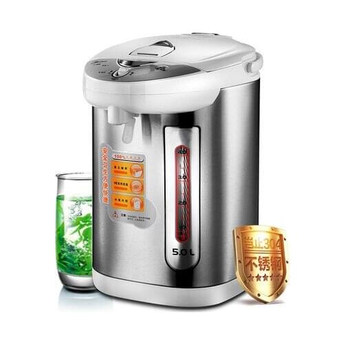 Electric hot water bottle stainless steel speed type winter insulation 5L raise kettle