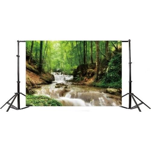 Photography Backdrop Nature Jungle Trees Cascade Grass Field Travel