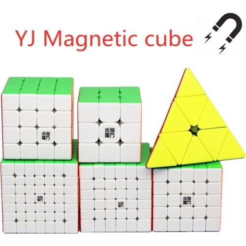 Yj V2M 7x7x7 Magnetic Magic Speed Cube 3x3 4x4 5x5 6x6 Cubo Magico Professional Magnets Puzzle Magic Cubes Educational Toys