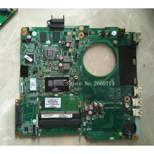 Laptop motherboard for 15-N I5-4200U DA0U82MB6D0 751494-001 751494-501 751494-601 mainboard Fully tested