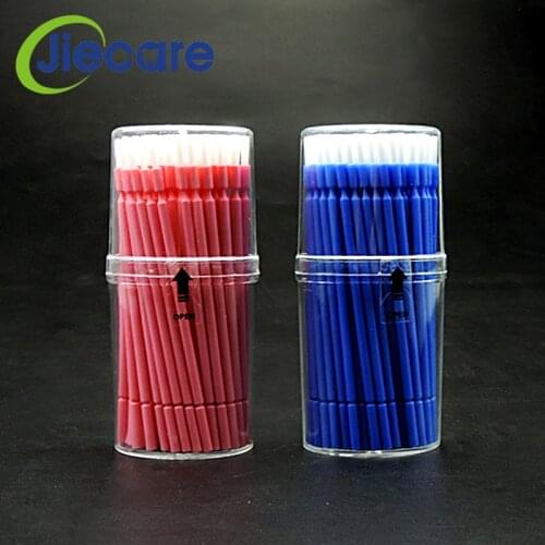 2 Box(200pcs) Dental Lab Long Disposable Micro Applicators Brushes Dental Materials For Dental Teeth Whitening