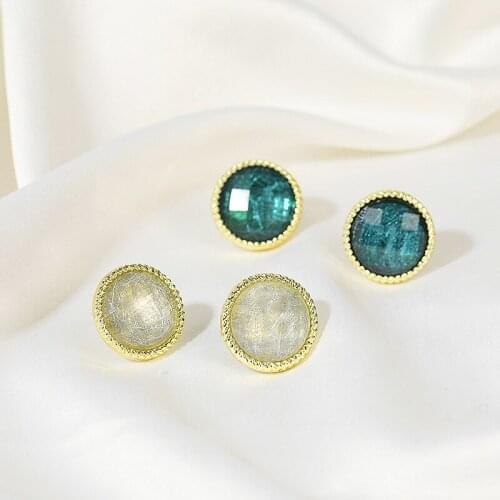 Sweet Girl Earrings Fashion New Simple Personality Temperament Crystal Small Super Fairy Womens Earrings For Sale Orecchini