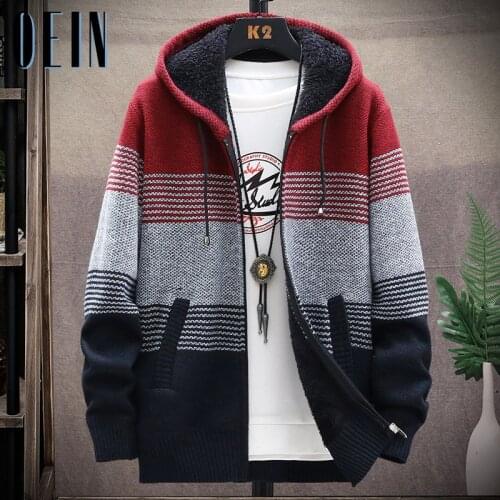 Oein Men's Cardigans With A Hood