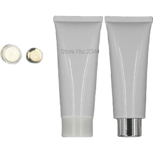 Empty Facial Cleanser Cosmetic Hose 100ml White Hand Cream Soft Tube 100g Lotion Cosmetic Skin Care Products Packaging 50pcs/Lot