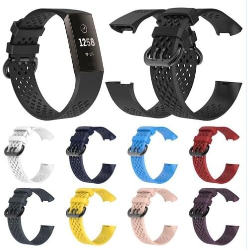 Smart Bracelet Strap For Fitbit Charge3 Band Silicone Sport Watch Strap Replacement Watchband For Fitbit Charge3se/4 Accessories