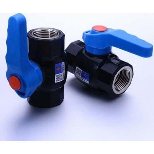 PE Steel Core Double Inner Filament Ball Valve PE Valve 4'''6'' 1 Inch Accessories Resistant Rust and Corrosion Drinking Water