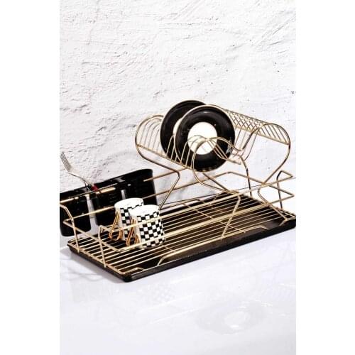 Heart Gold Color Lux With Dish Drainer