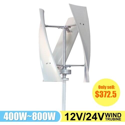 Wind Turbine 400w 600w 800w Small Free Energy Wind Generator Power Windmills Mini Permanent Maglev 12v 24v With MPPT Controller