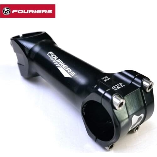 Fouriers Full CNC Made MTB XC Stem 31.8mm 1 1/4" For Giant OD2 17 Degrees Bike Stem With Shim For 28.6" 1 1/8" And Titanium Bolt