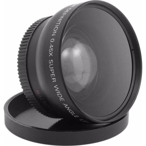 1set 58MM 0.45 x Wide Angle Macro Lens for universal camera