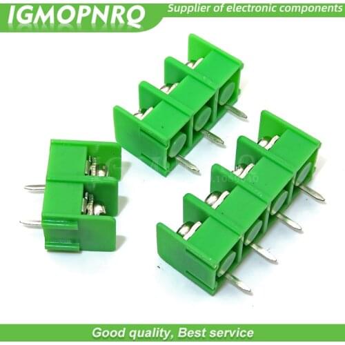 5PCS KF7.62 2P 3P 4P Terminal Connector Screw Spliced Pitch 7.62MM 2PIN 3PIN 4PIN For Arduino