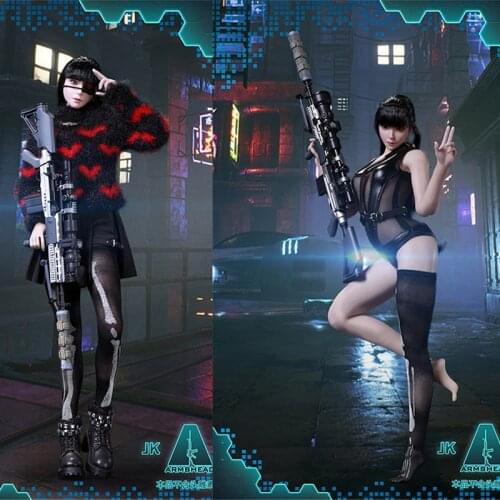ARMSHEAD 1/6 JK GIRL SET4.0 Armor Student Girl Costume Accessories Fit 12" Action Figure Body