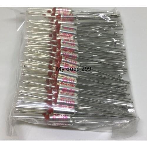 Free Shipping RY 100pcs/lot New Micro thermal fuse 10A 250V RY 115 Degrees Tf 115 C Mini temp fuse metal shell Thermal Cutoff