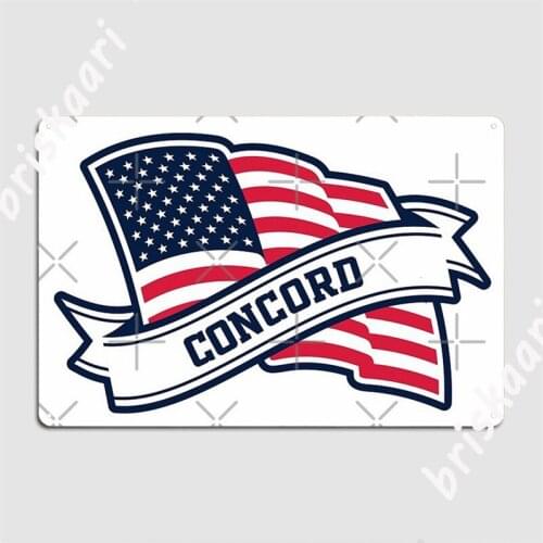 Concord My Hometown From California Love Metal Signs Wall Mural Living Room Printing Garage Decoration Tin sign Posters