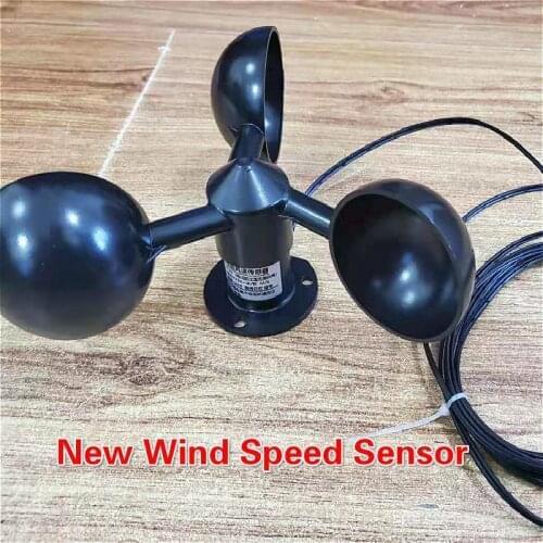 Wind Speed Sensor Anemometer DIY Three Cup Type Wind Speed Measurement Wind Sensor Wind Power Generation