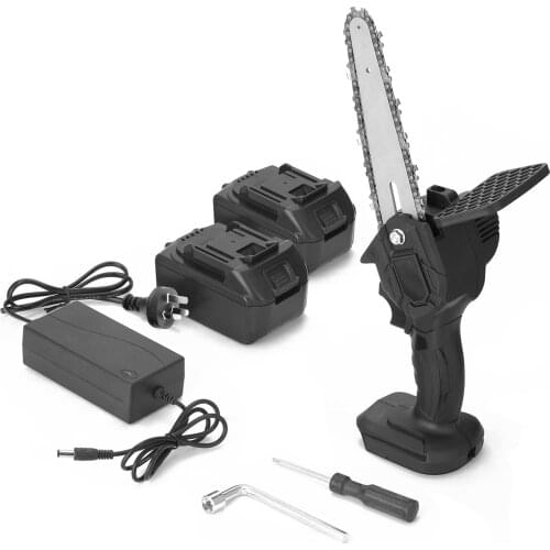 6In 48VF Electric Chainsaw Rechargeable Wood Spliting Brush Chainsaw One-handed Garden Woodworking Power Tool Electric Tool