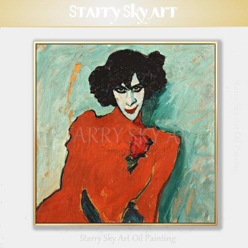 Artist Reproduce Abstract Portrait of Alexander Sakharoff by Alexej Von Jawlensky Oil Painting Abstract Portrait Oil Painting