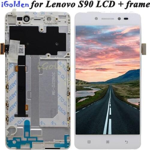 Best Quality For Lenovo S90 LCD Display Touch Screen Digitizer Assembly With Frame S90-T S90-U S90-A Original Replacement Parts