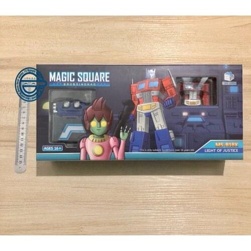 Deformation MSB18X metal color small pillar Optimus OP column MSTOYS giant elementary school proportion PVC boy model toy