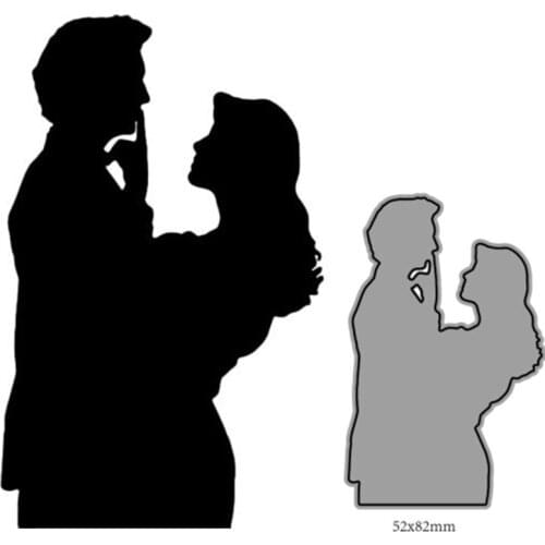 Metal cutting dies cut die Couples decoration Scrapbook paper craft knife mould blade punch stencils dies