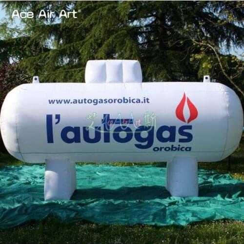 Bespoke inflatable air bottle,gas tank replica,gas cylinder with stand for advertising