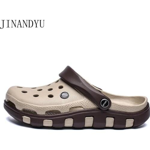 Couple Beach Footwear Summer Shoes Mens Sandles Outdoor Casuales Slide Sandals Men Hollow Out Breathable Shoes Man Slippers 2021