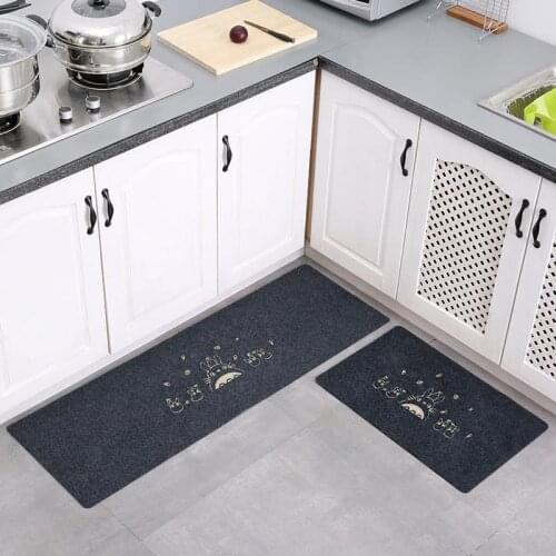 Anti-slip Kitchen Mats Long Carpet Floor Mats Entrance Door Mats Absorbent Bedroom Living Room Floor Mats Modern Kitchen Rugs