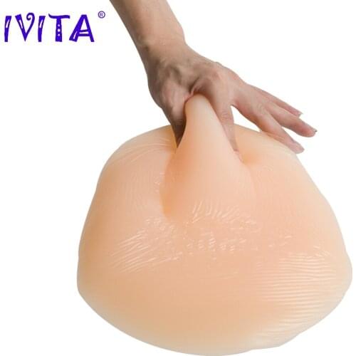 IVITA 1800g 8-10 Months Realistic Soft Silicone Belly Fake Pregnant Belly Pregnancy Maternity Lifelike Beer Style Crossdresser