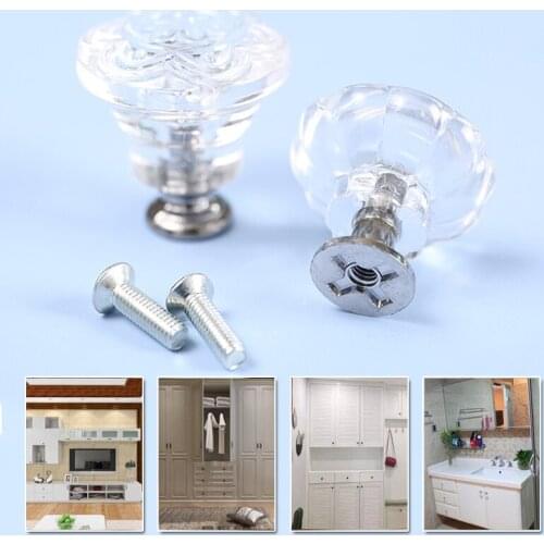 Luxury Natural Stone Knob Quartz Cabinet Crystal Pull Drawer Pull Dresser Knob Furniture Handle Hardware Parts