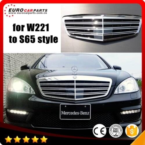 S65 Grille for S-CLASS W221 S65 grille ABS material