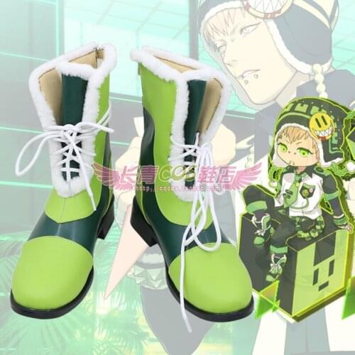 Dramatical Murder Noiz Anime Cosplay Boots Shoes Halloween Carnival party Customer Size Made