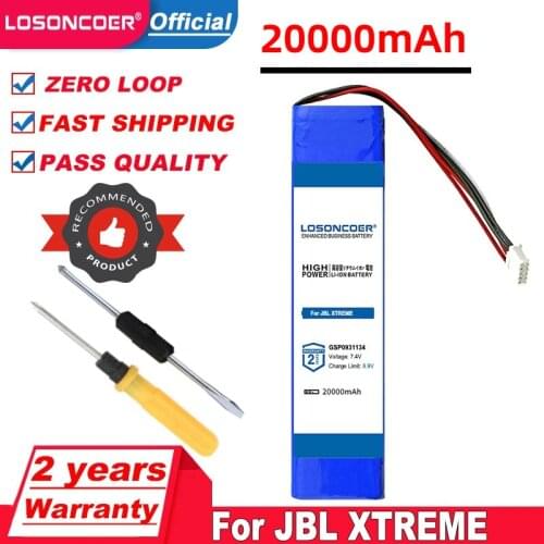 LOSONCOER 18200mAh GSP0931134 Battery for JBL XTREME Battery Replacement Bluetooth Speaker Batteries