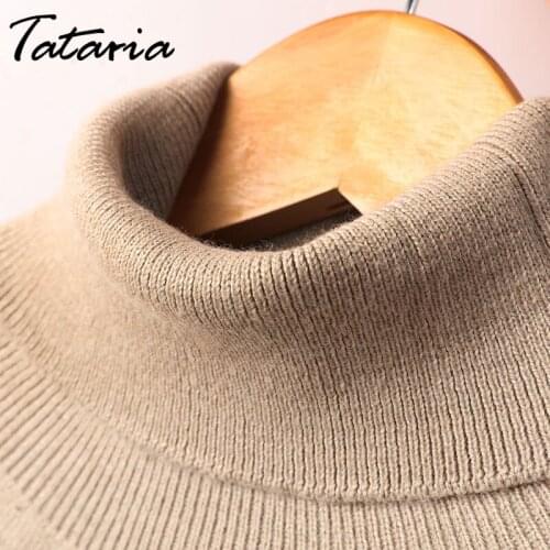 Cashmere Turtleneck Sweater Women Long Sleeve Knitted Slim Womens Sweater Pullover Turtle Neck Warm Winter Sweaters For Women