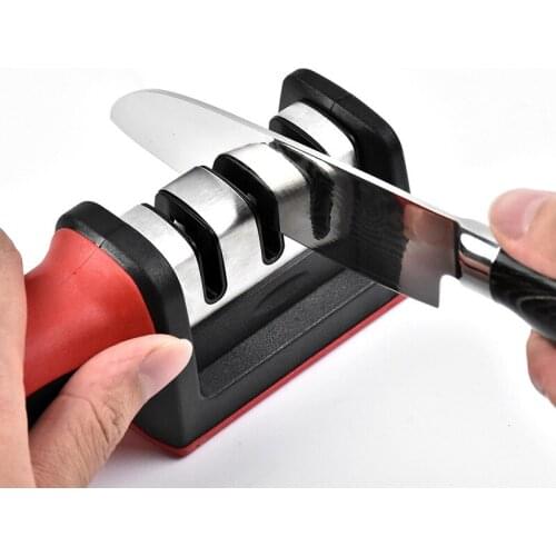 Kitchen Knife Sharpener Chef Knife Sharpener Sharpening Stone Grinder Knives Upgraded Kitchen Camping Hiking Sharpener Tools