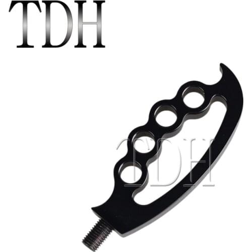 High Quality Motorcycle CNC Black Mini Toe Footpeg Shifter Peg 8mm Universal For Harley Sportster Softail Dyna Touring