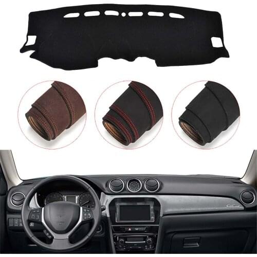 Console Dashboard Suede Mat Protector Sunshield Cover Fit For Suzuki Vitara Escudo 4th 2015-2018