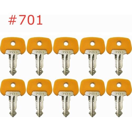 10pc Ignition Key 701 For Jungheinrich Ant BT Komatsu Tcm Mic Jungheinrich forklifts, ants, For subway trucks