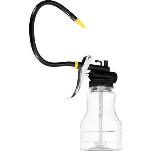 250ml oiler for greasing Transparent Oil Can Lubrication High Pressure Pump Oiler Lubricating Oil Plastic Machine grease gun