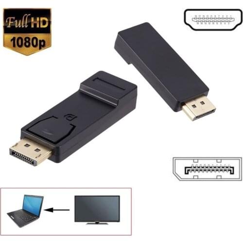 4K DisplayPort to HDMI-compatible Adapter Converter Display Port Male DP to Female HD TV Cable Adapter Video Audio For PC TV