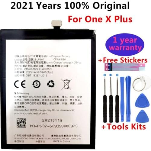 Original Replacement BLP 607 BLP607 BLP-607 For OnePlus X Smart Phone 3.8V 2525mAh Phone Battery Rechargeable Battery