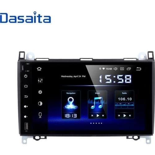 Dasaita 9" IPS 2 Din Car Radio Multimedia Player Android 10.0 for Benz A B Class Viano Vito Sprinter 2004-2012 Carplay Headunit