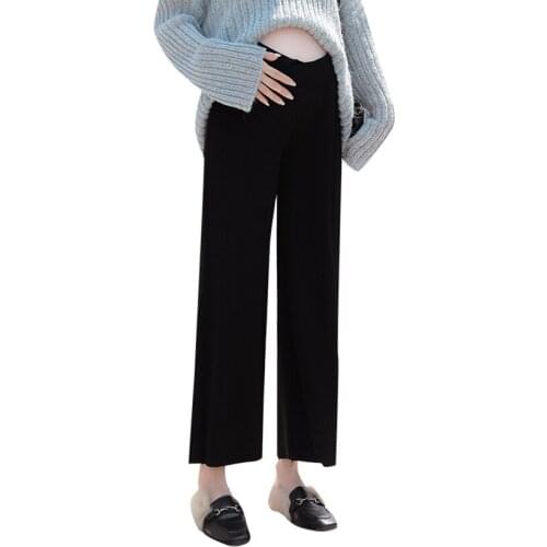 Pregnant womens pants autumn fashion large size wide-leg pants autumn trousers spring and autumn low-waist wide-leg pants