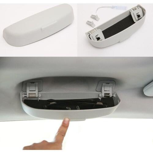 Auto Car Roof Sunglasses Glasses Holder Case Storage Box For Jeep Renegade 2014 2015 2016 Car-styling
