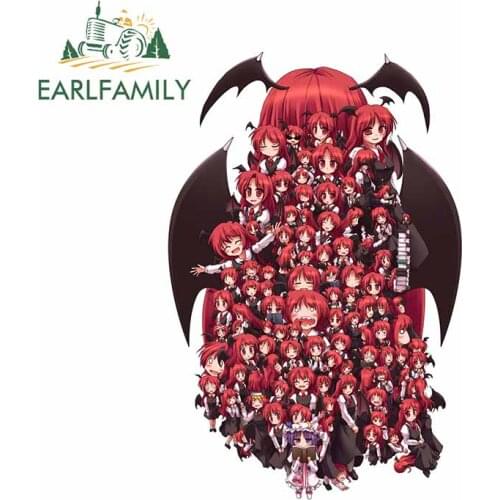 EARLFAMILY 13cm x 8.7cm For Anime Waterproof Car Stickers DIY Decal Personality Repair Vinyl Material Occlusion Scratch Decor