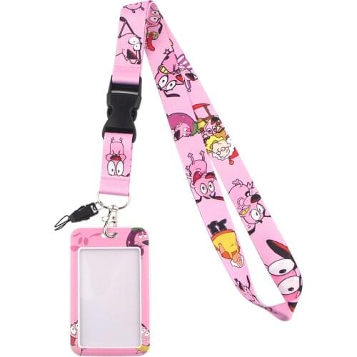 JF0044 Cartoon Funny Animal Detachable Lanyard Belt Cool Key Strap Lanyard for Phone Camera Lanyard ID Badge Holder Fashion Gift
