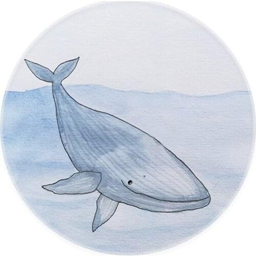 Mouse Pad Premium-Textured Mouse Mat New Cute Ins Wind Round Mouse Pad Office Table Pad Non-Slip Rubber Base Gamer Mousepad Mat